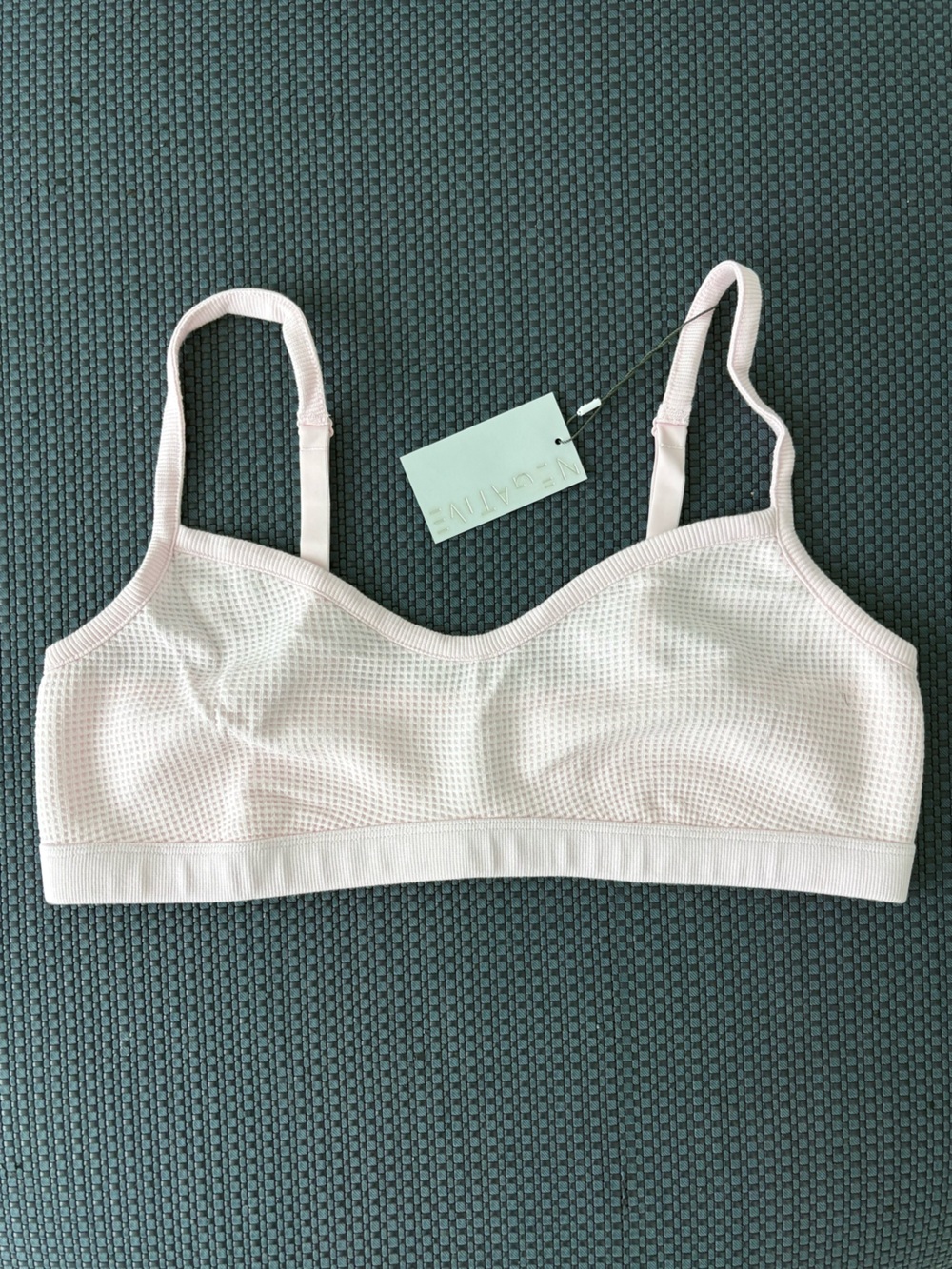 Negative Waffle Knit Bralette - Puff - 5 NWT